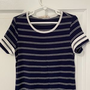 Blue & white knit dress, Pink Republic, size S 7/8